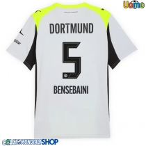 Maglie da calcio Borussia Dortmund Ramy Bensebaini #5 Seconda Maglia 2025-26 Manica Corta